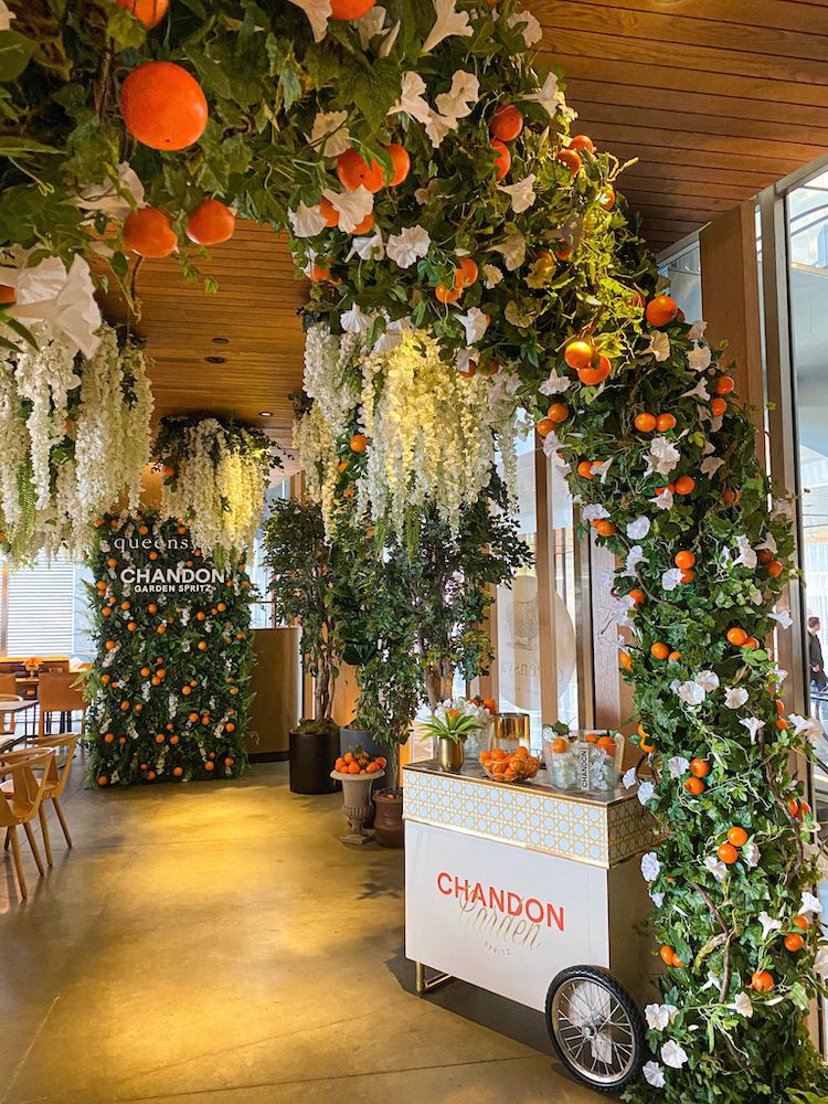 chandon garden spritz event